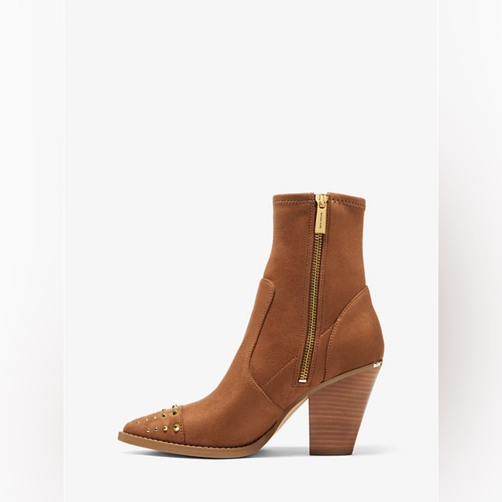 Michael Kors Dover Studded Faux Suede Boot